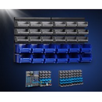 Giantz Storage Bin Rack Wall Mounted Tools Shelving Workshop Garage Storage Part