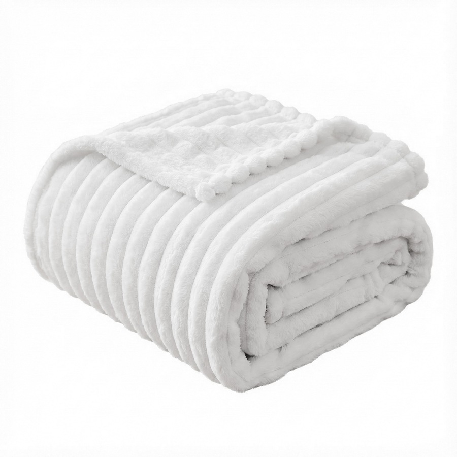 Giselle 127x152cm Throw Blanket Fleece Soft Lightweight Cozy Sofa Couch Bed Throw