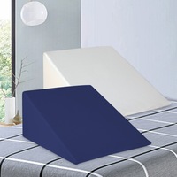 2x Cool Gel Pillow Giselle Wedge Cushion Beige Blue