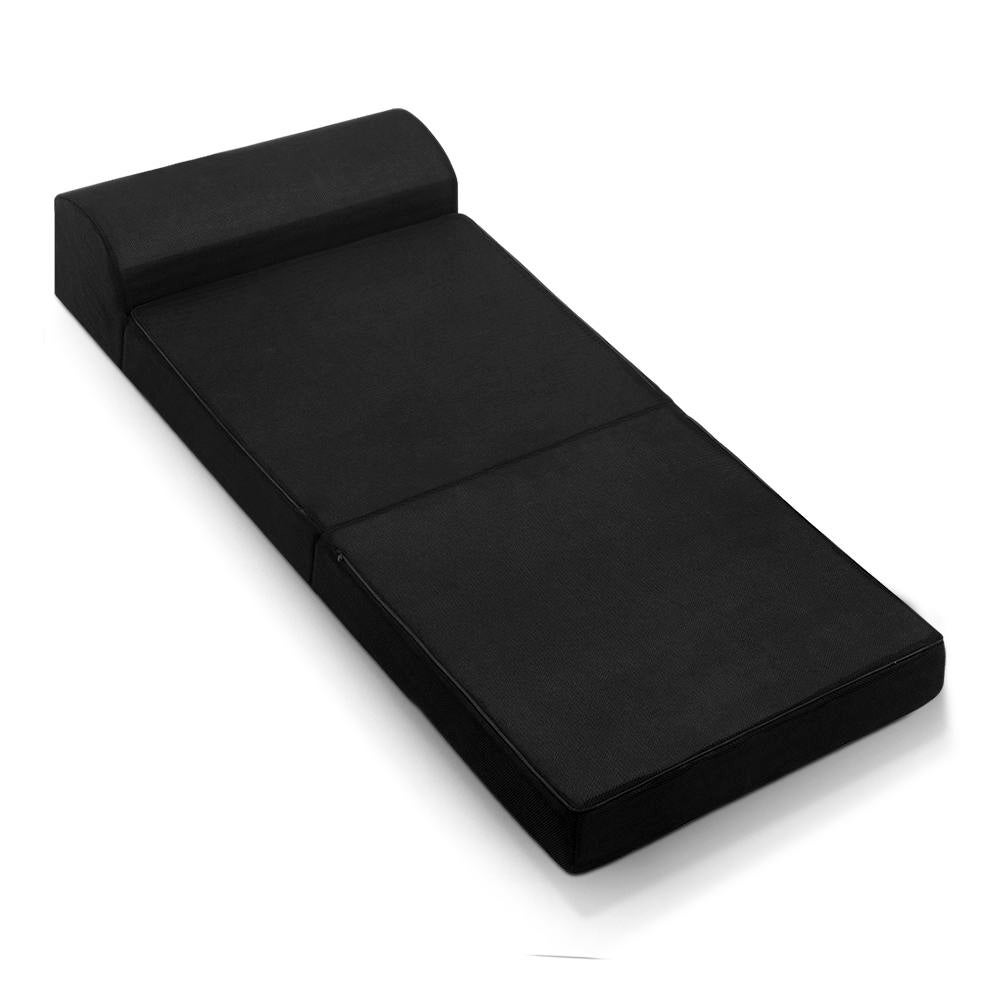 Giselle Foldable Mattress Portable Folding Sofa Foam Bed Air Mesh Fabric