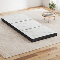 3-Fold Giselle Foldable Mattress Single Bamboo Folding Mattresses