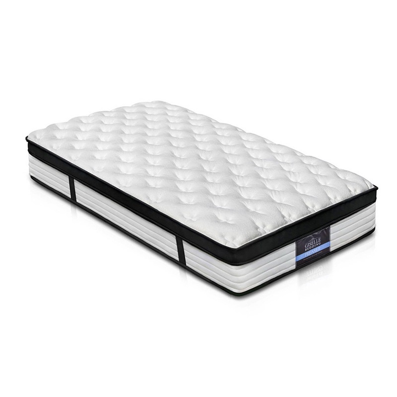 Buy Giselle Bedding Mattress Euro Top Pocket Spring Foam Bed 31CM MyDeal