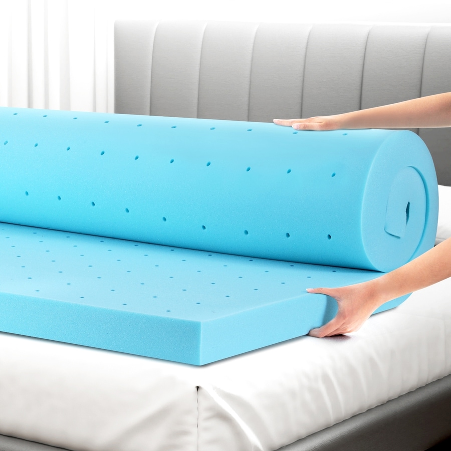8cm King Single Cool Gel Ventilated Memory Foam Mattress Topper Giselle