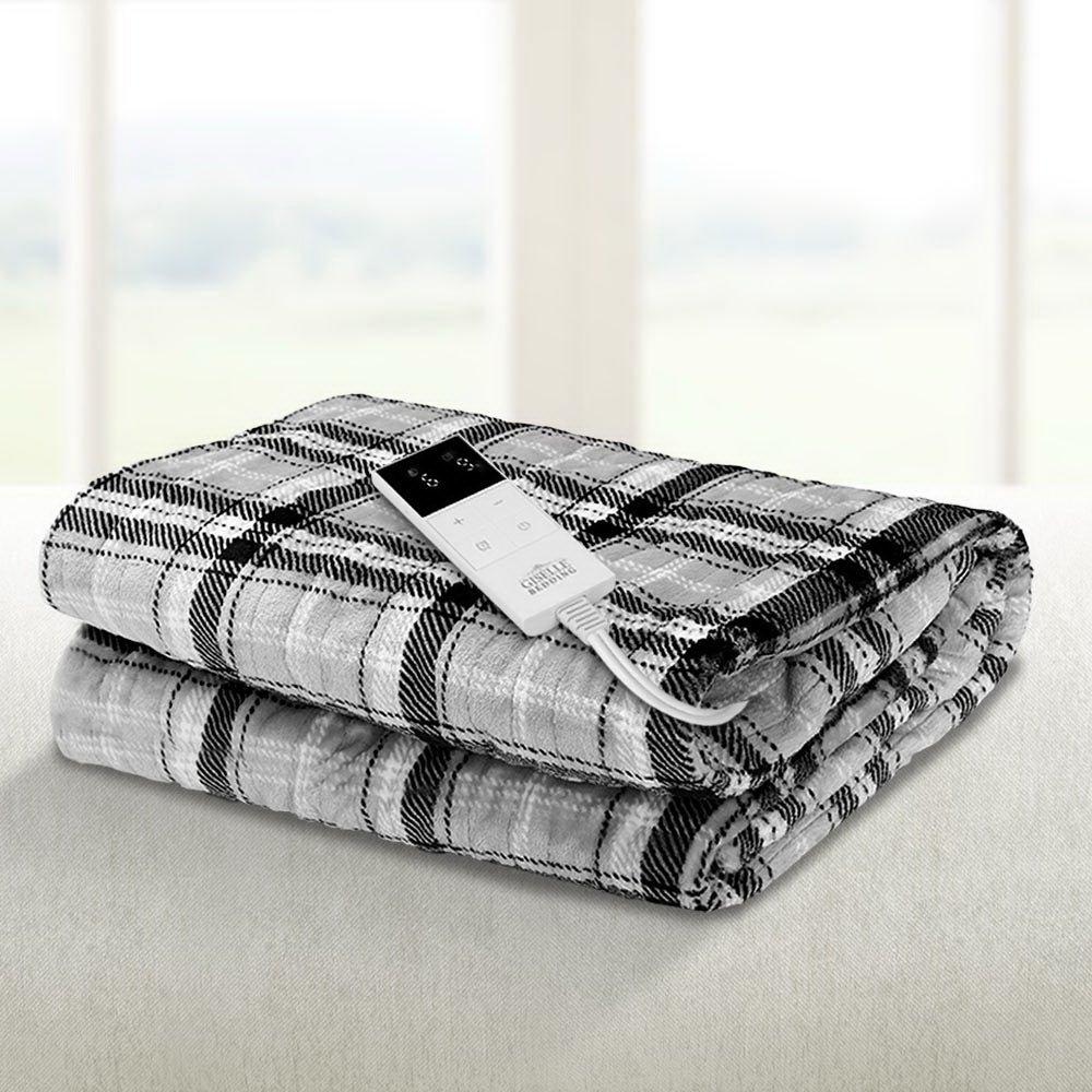 Giselle Electric Throw Rug Heated Blanket Flannel