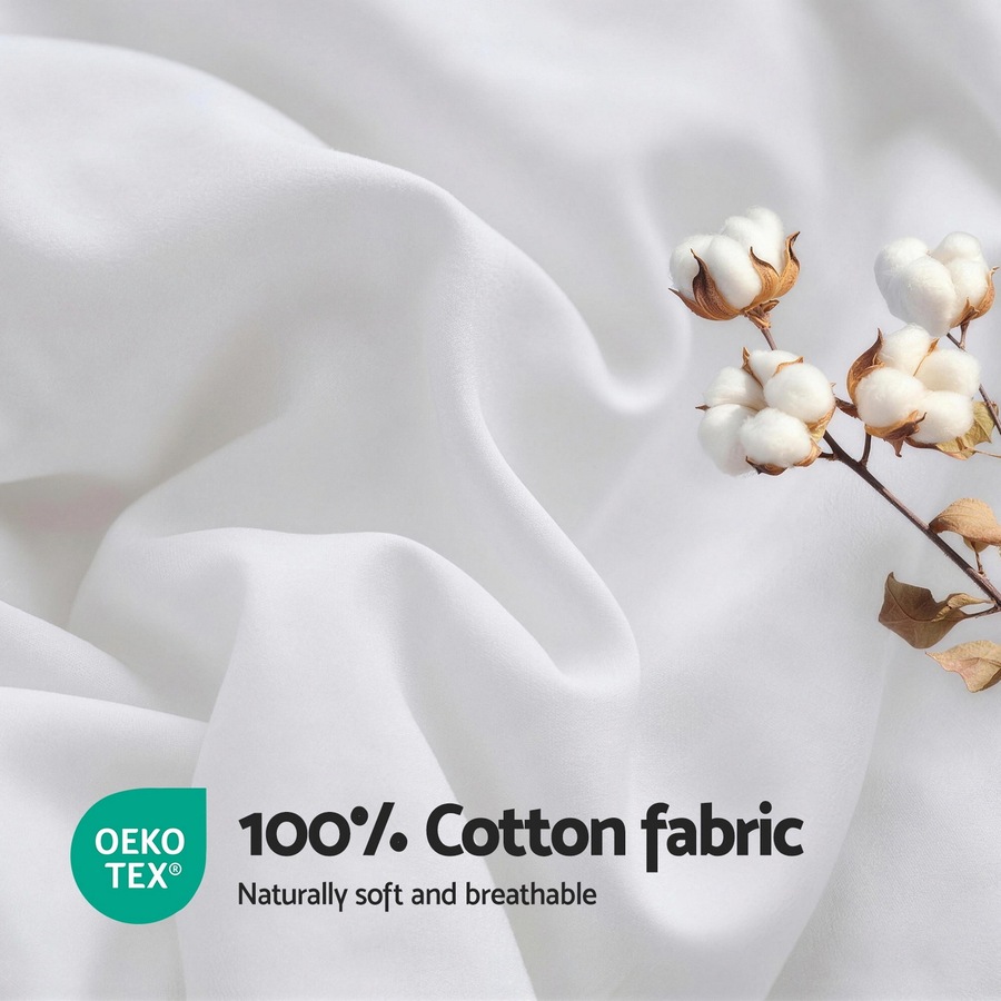 Giselle Bedding Wool Quilt 500GSM Thick Winter Doona Double Baffle Box 100% Wool Filling