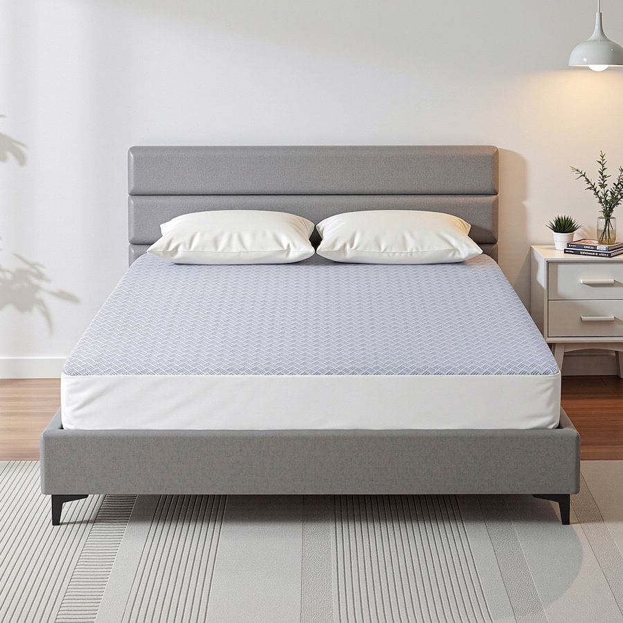 Giselle Cooling Mattress Protector Waterproof Deep Pocket Fitted Cover Queen