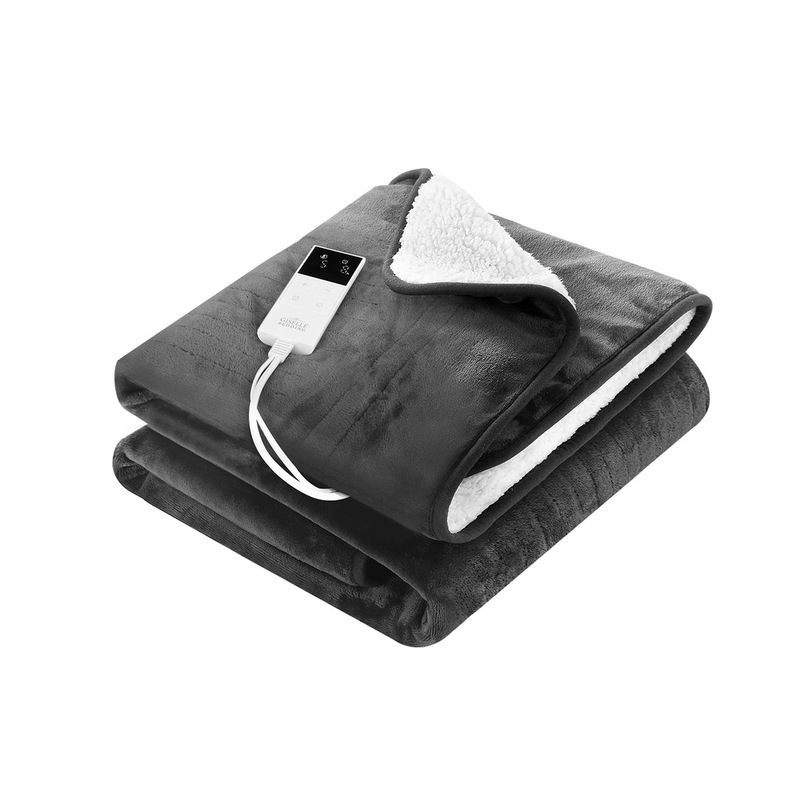 Buy Giselle Electric Throw Rug Heated Blanket Washable Snuggle Flannel