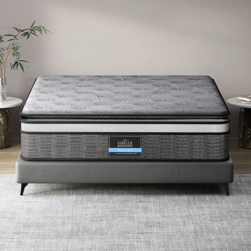 Buy Giselle Bedding 34cm Mattress Double Layer Pocket Spring King - MyDeal