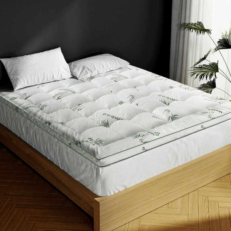 Buy Giselle Pillowtop Topper Mattress Toppers Bamboo Fabric Fibre Bed