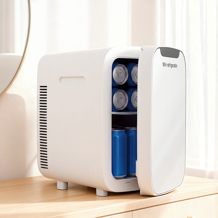 Glacio Mini Fridge Portable White Electric Cooler Warmer Car Office 12V 220V