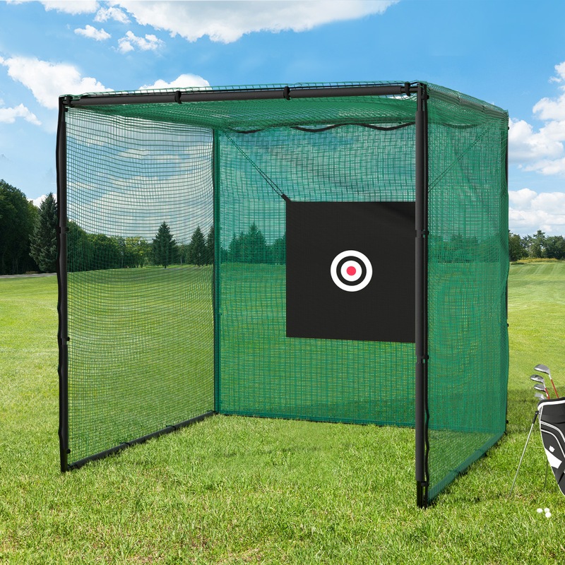 Buy Golf Practice Cage 3M Hitting Net with Steel Frame Football