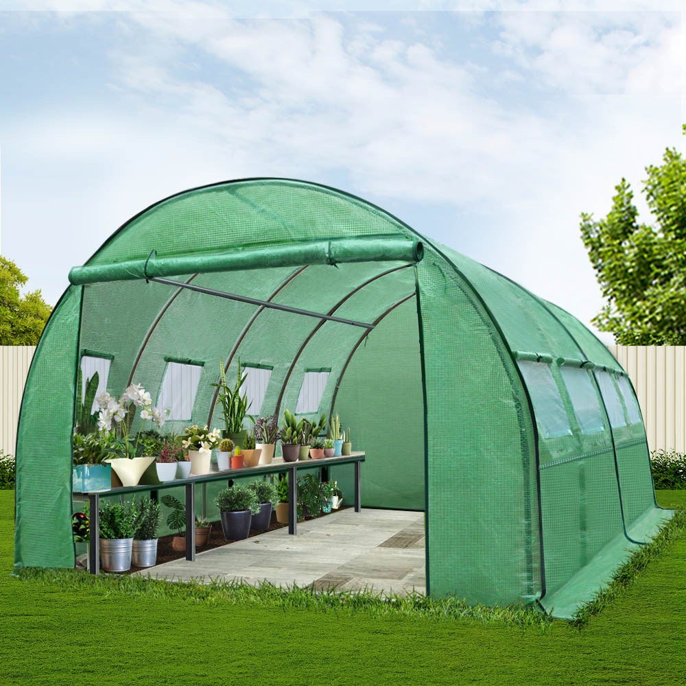 Greenfingers Greenhouse Tunnel Garden Green House Storage Walk in Shed Plant
