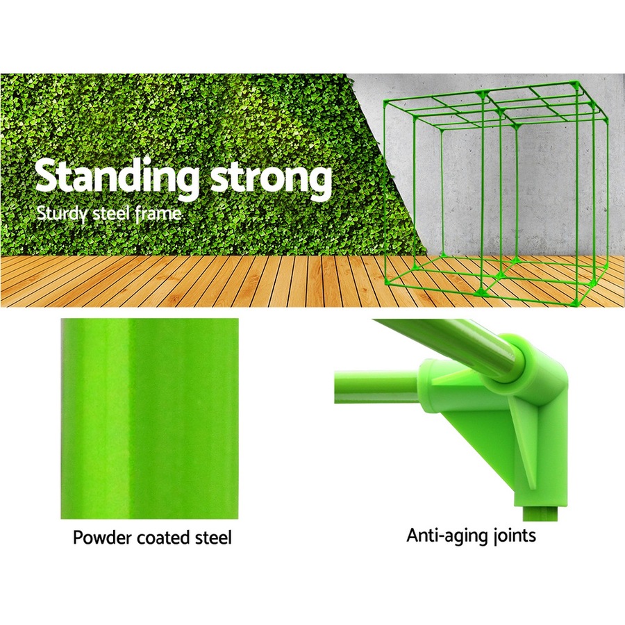200x200x200CM Green Fingers Grow Tent Hydroponics Kit Indoor Plant Room System