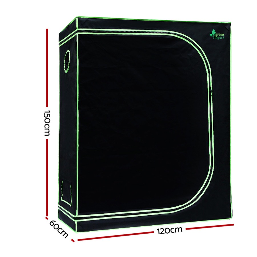 120x60x150CM Green Fingers Grow Tent Hydroponics Kit Indoor Plant Room System
