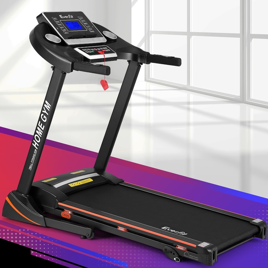 Everfit Incline Treadmill 42cm Belt 3 in 1 Foldable Walking Pad 18km/h Max Speed Pulse sensor