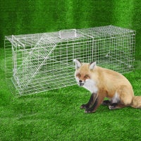 Trap Humane Possum Cage Live Animal Safe Catch Rabbit Cat Hare Fox