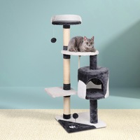 112cm i.Pet Cat Tree Tower Scratching Post Scratcher Wood Condo House Furniture