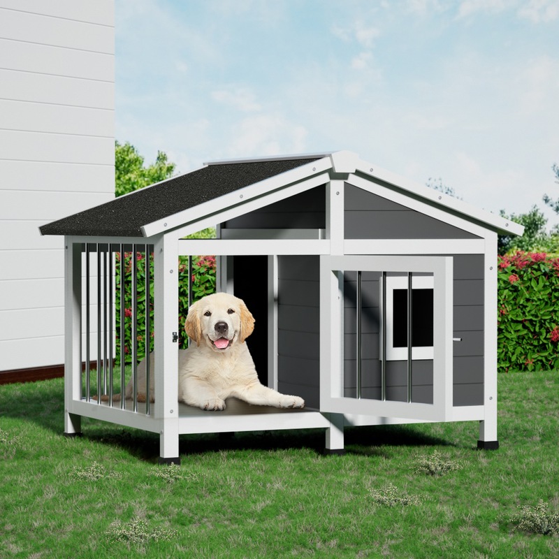 Buy i.Pet Dog Kennel House Large Wooden Outdoor Pet Kennels Indoor