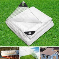 135gsm 6x9m InstaHut Tarp Tarpaulin Canvas Heavy Duty Camping Cover Clear