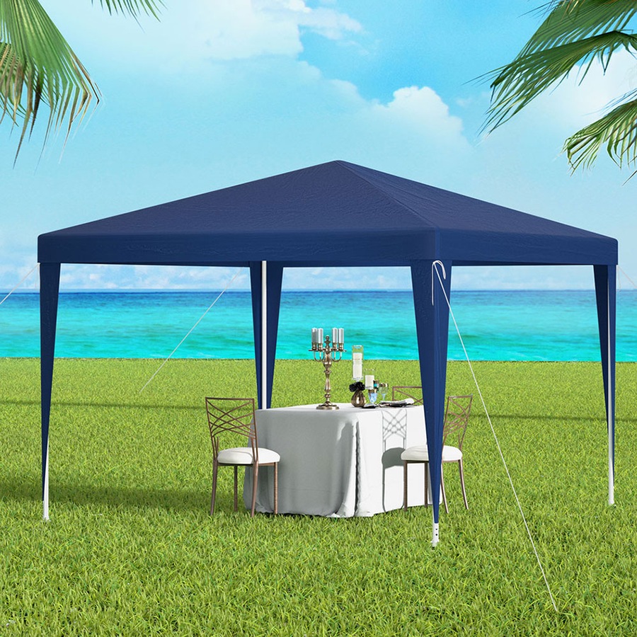 InstaHut Gazebo 3x3m Wedding Party Marquee Tent Outdoor Event Camping Canopy Shade