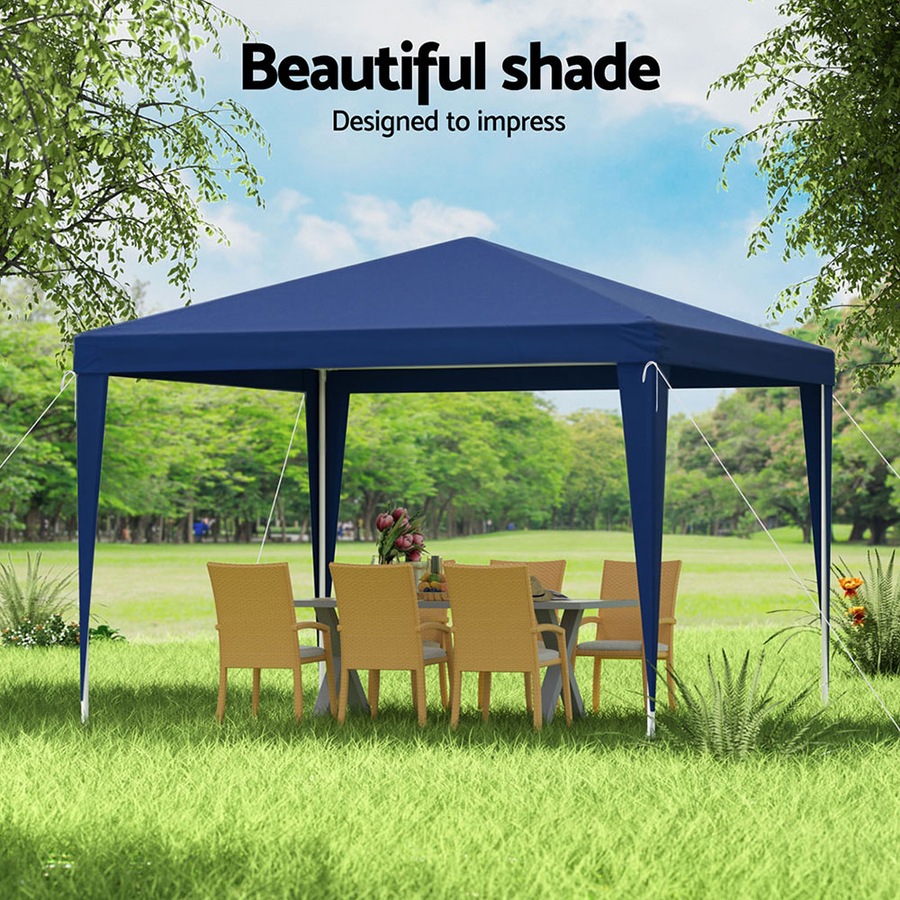 InstaHut Gazebo 3x3m Wedding Party Marquee Tent Outdoor Event Camping Canopy Shade