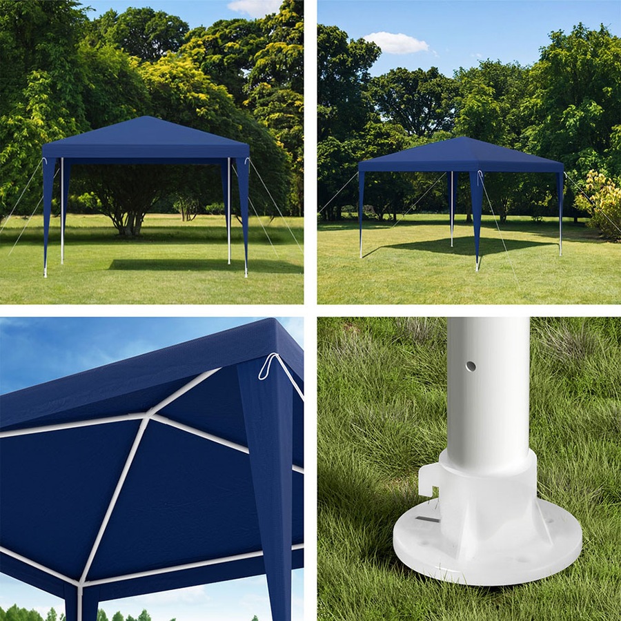 InstaHut Gazebo 3x3m Wedding Party Marquee Tent Outdoor Event Camping Canopy Shade