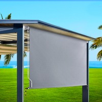 InstaHut Outdoor Blind Window Privacy Screen Roll Down Awning Canopy 3.0X2.5M