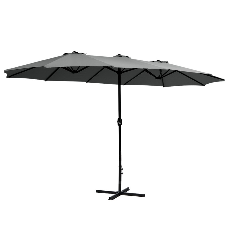Buy Instahut Outdoor Umbrella Twin Umbrellas Beach Stand Garden Base
