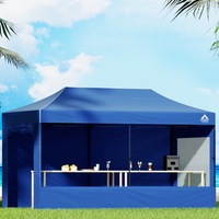 1 Set Gazebo 3x6m InstaHut Pop Up Blue