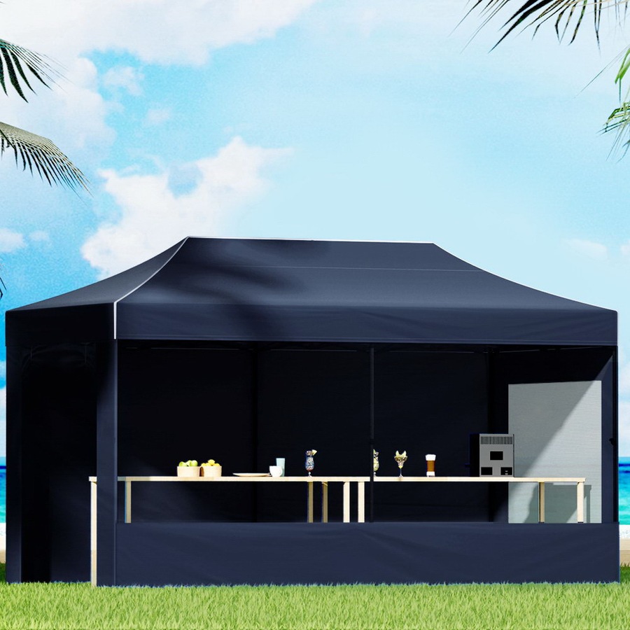 1 Set 3x6m Gazebo InstaHut Canopy Navy