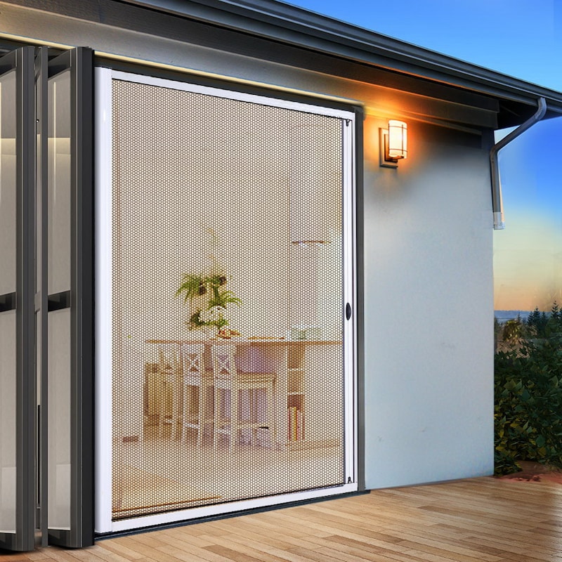 Retractable Magnetic Fly Screen Flyscreen Door Sliding 1 2mx2 1m Mydeal Retractable Magnetic Fly Screen, Magnetic Fly Screen For Garage Door