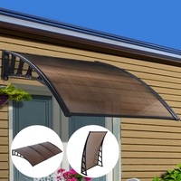 InstaHut 1.5m x 3m Window Awning Door Canopy Outdoor Patio Cover Shade DIY BR