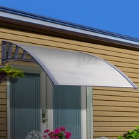 InstaHut 1.5m x 2m Window Awning Door Canopy Outdoor Patio Sun Shield DIY