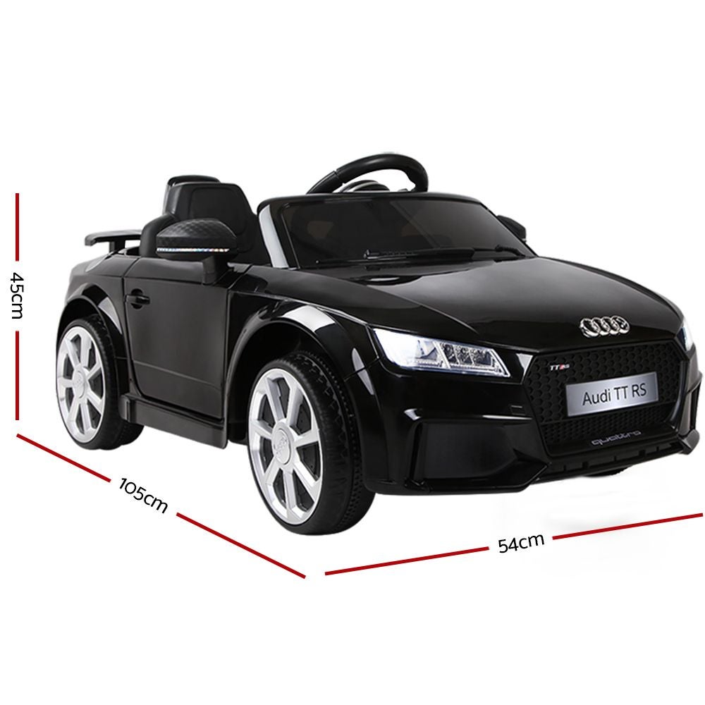 audi tt rs 12v ride on car