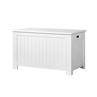 1X Keezi Kids Toy Box Chest Storage Blanket Children Clothes Room Organiser White