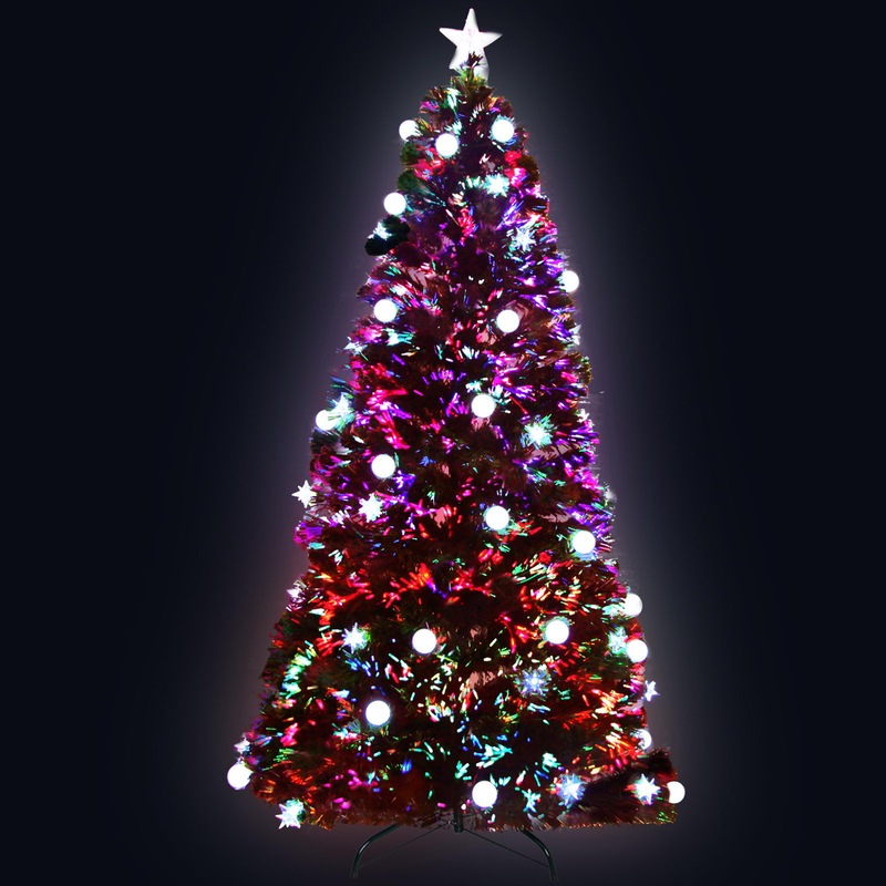 Buy Jingle Jollys Christmas Tree 2.1M 7FT LED Fibre Optic Xmas Multi ...