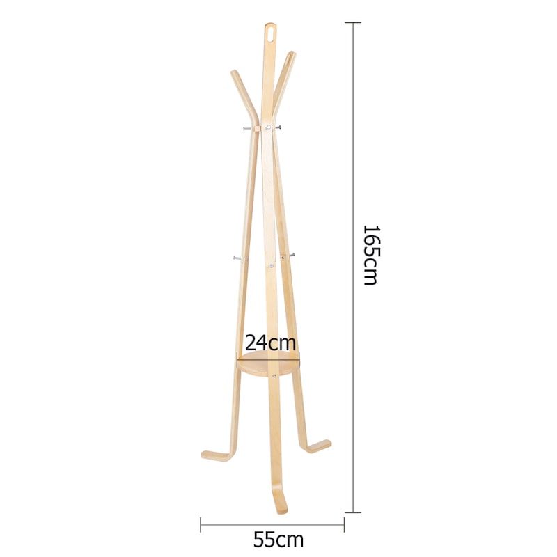 Buy Artiss Coat Clothes Garment Rack Hanger Stand Wooden Display