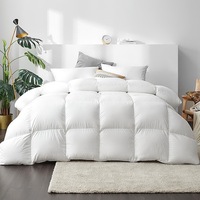 700GSM King Duck Down Feather Quilt Giselle Bedding