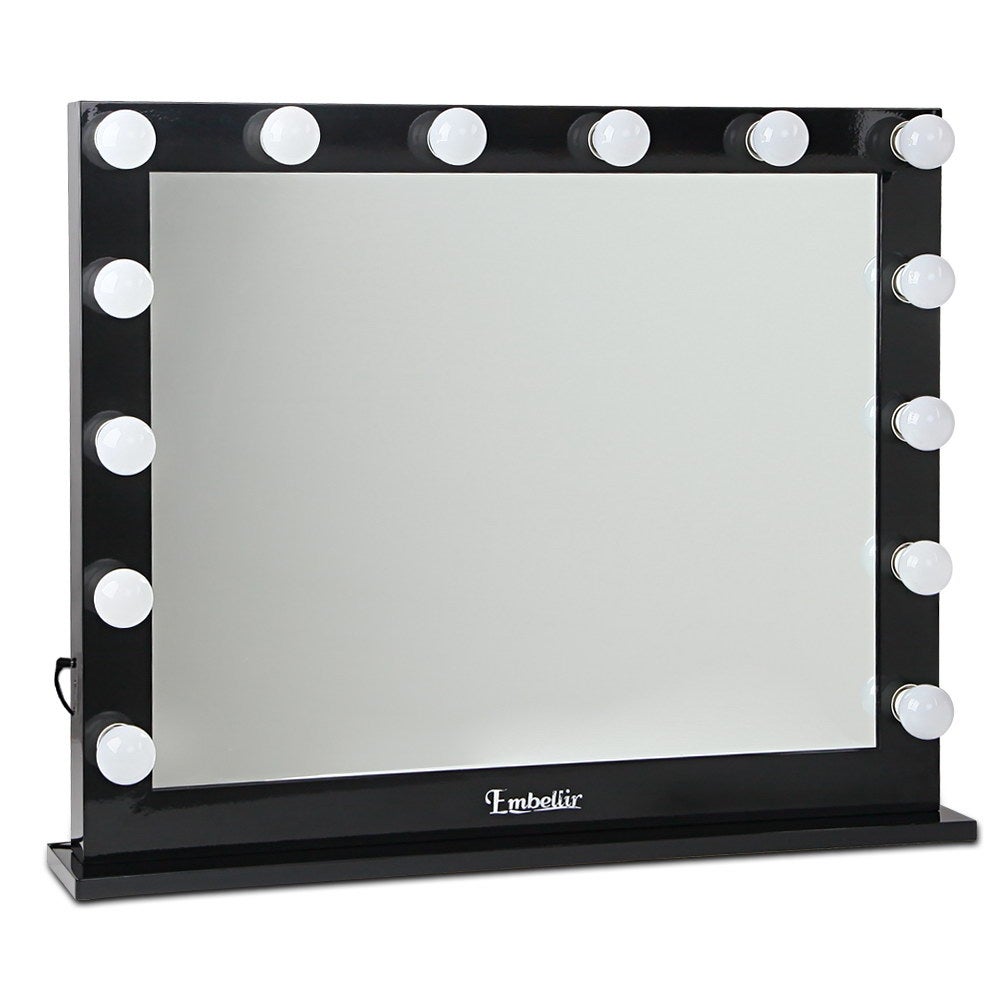 Embellir Hollywood Makeup Mirror With LED Black
