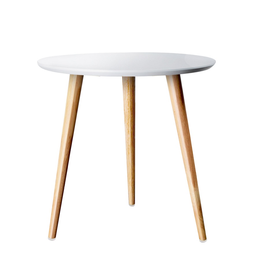 50CM Artiss Coffee Table Round Callix