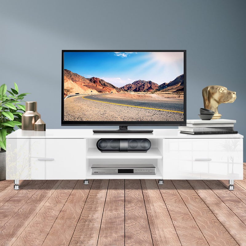 TV Cabinet Entertainment Unit Stand High Gloss 160CM ...