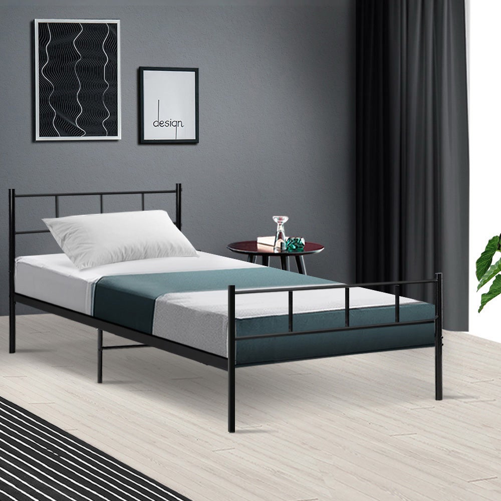 Artiss Metal Bed Frame SOL Bed Base(Single, King Single, Double, Queen)