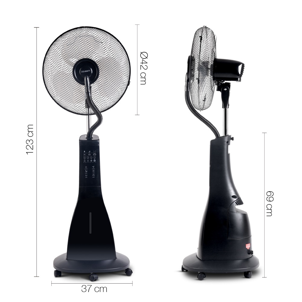 Devanti Portable Misting Fan Mist Fans 