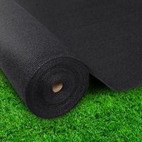 1.83x10m Instahut 90% Sun Shade Cloth Cloths 195GSM Sail Roll Mesh Outdoor Black