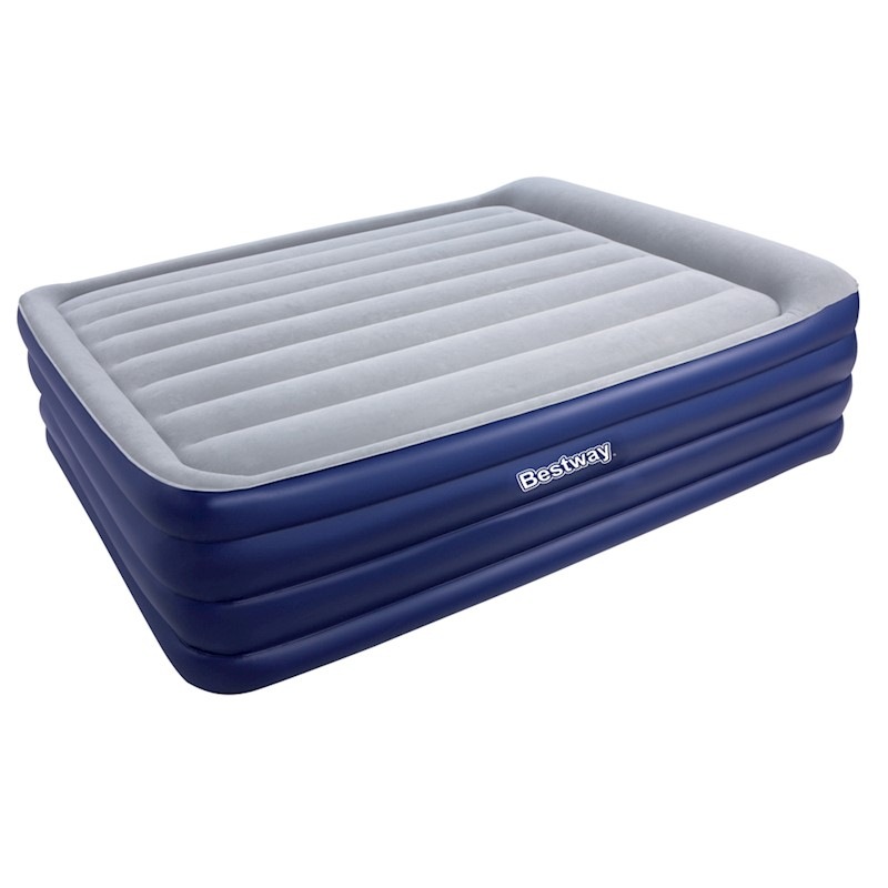 Buy Bestway Queen Size Inflatable Air Mattress Navy and Grey MyDeal