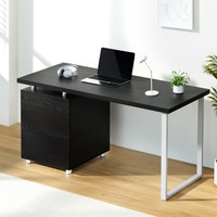 140cm Computer Desk Artiss Laptop Desks Drawer Black