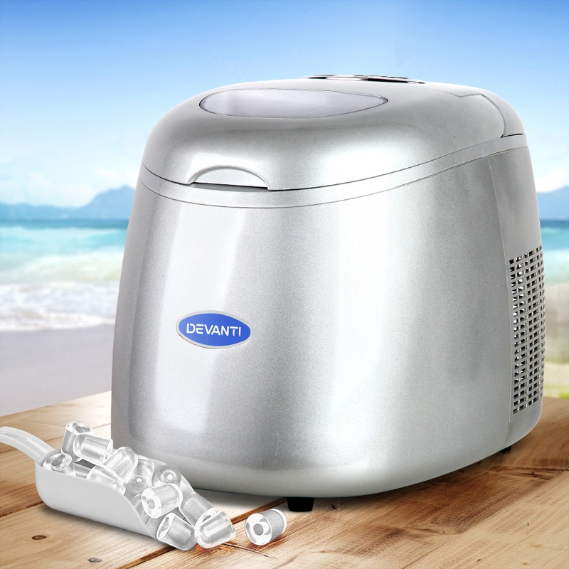 Devanti 2L Portable Ice Maker Commercial Machine Ice Cube Bar