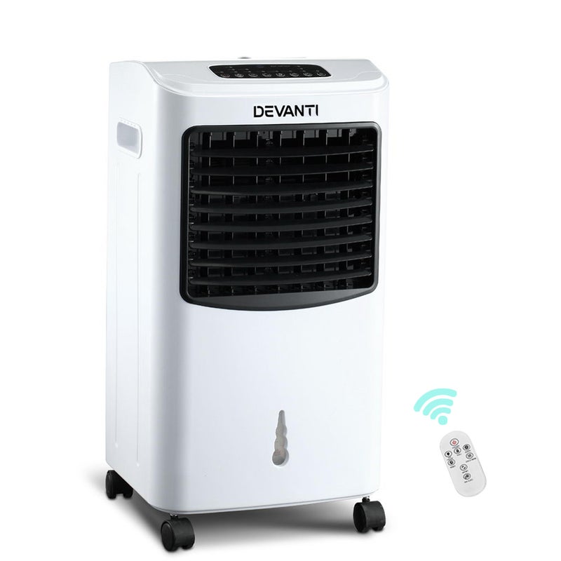 Devanti Evaporative Air Cooler Portable Fan Conditioner Cooling Touch Pad Remote Buy Air Coolers 9350062126875