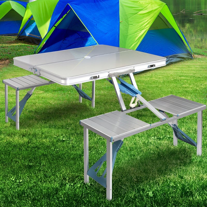 Folding Table And Chairs Set Camping - 120 60cm Folding Table Chair Set Aluminum Outdoor Camping Table Adjustable Table Bbq Portable Lightweight Desk Skladnoj Stol Outdoor Tables Aliexpress : Portable folding camping table 240cm.