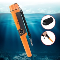 Weisshorn Metal Detector 40MM Sensitive Handheld Pinpointer Waterproof Automatic Hunter Orange